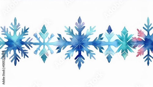 雪の結晶のライン