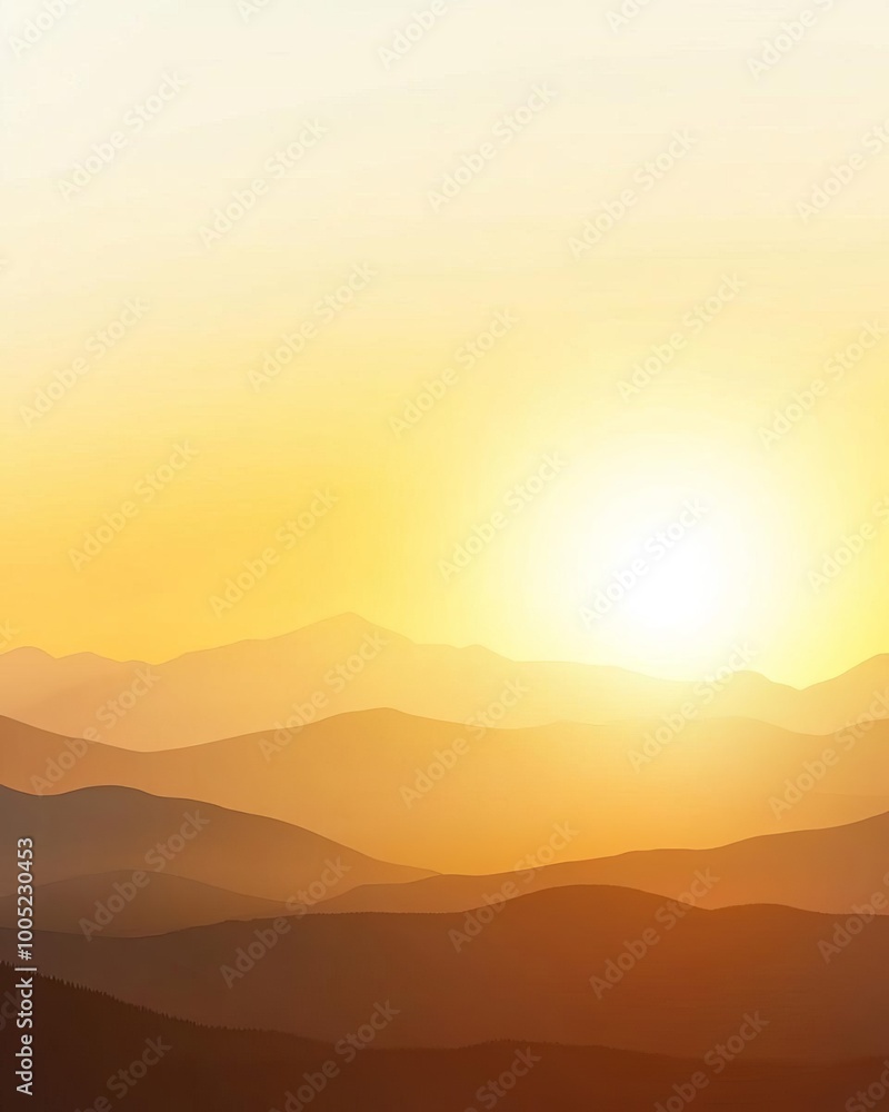 Sunrise in a remote mountain camp flat design, top view, peaceful retreat theme, animation, vivid Sunrise in a remote mountain camp flat design, top view, peaceful retreat theme, animation, vivid