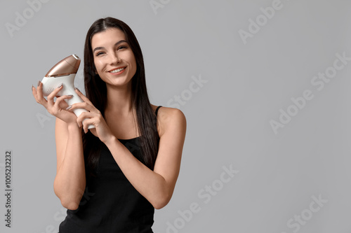 Beautiful young happy woman...