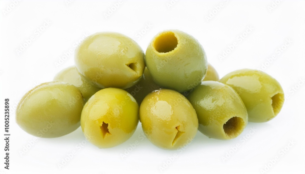 Olive on white background. Olive Fruit Isolated. Olive on white background. Olive Fruit Isolated.