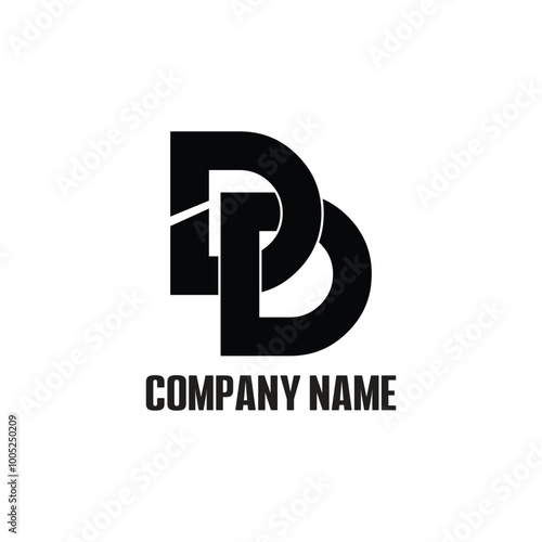 DD logo design idea, DD monogram logo design vector templates, DD monogram  photo