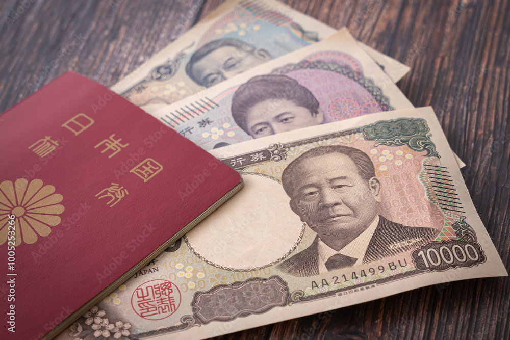 Fototapeta premium お金 新札 貯蓄 支払い