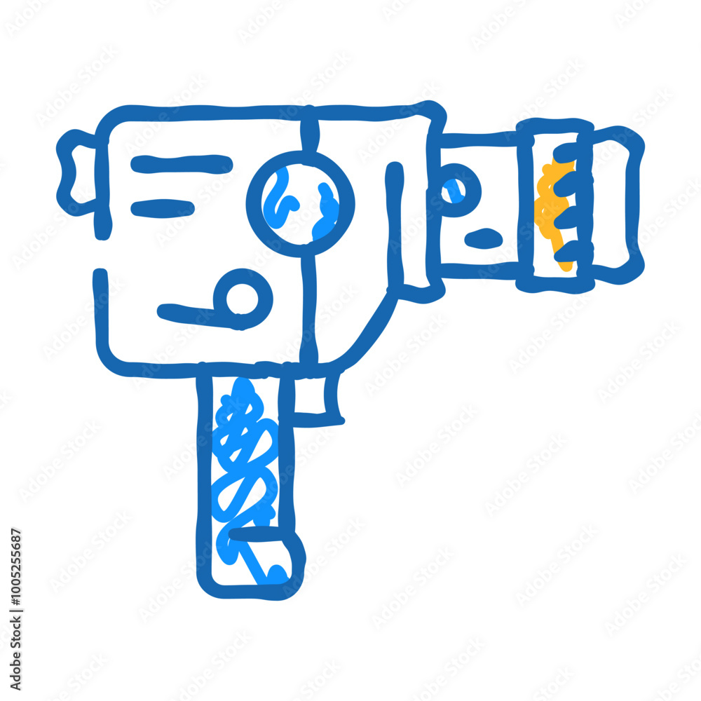 photo camera retro gadget doodle icon sketch vector. photo camera retro gadget sign. isolated symbol illustration photo camera retro gadget doodle icon sketch vector. photo camera retro gadget sign. isolated symbol illustration