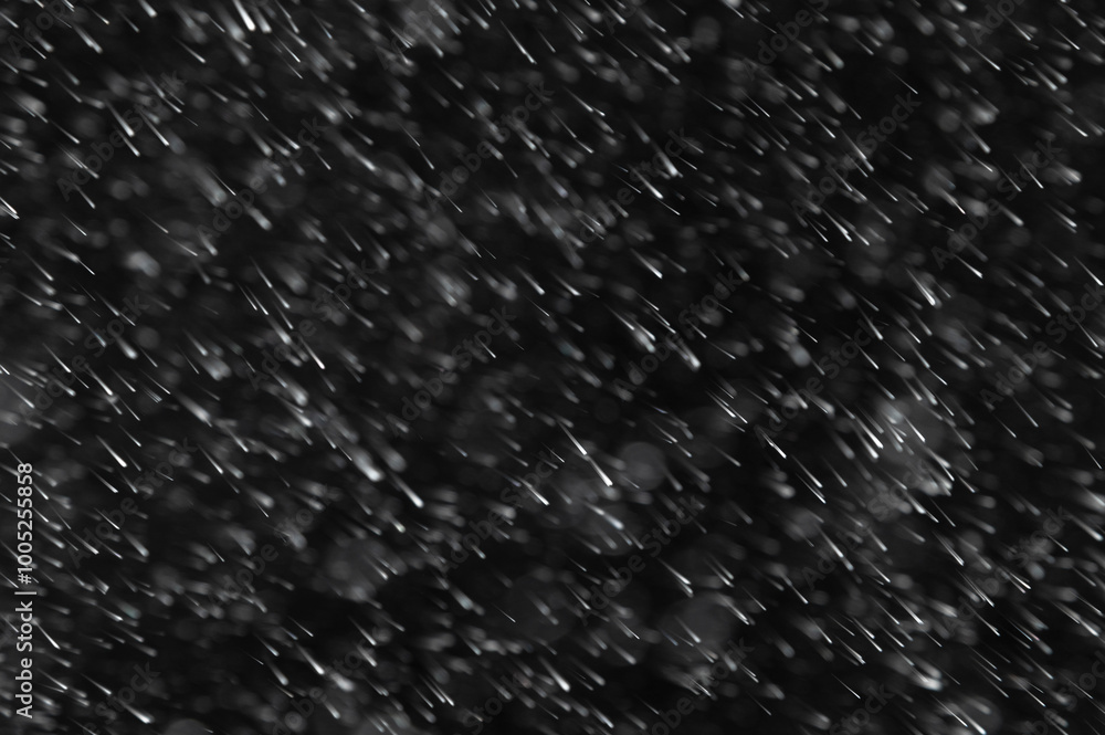 Falling real snowflakes, heavy snow Falling real snowflakes, heavy snow