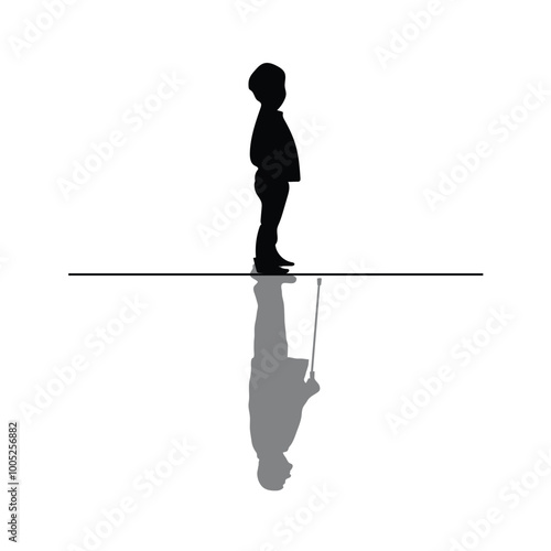 Life circle human silhouette vector