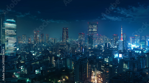 Wallpaper Mural 都市の夜景 Torontodigital.ca