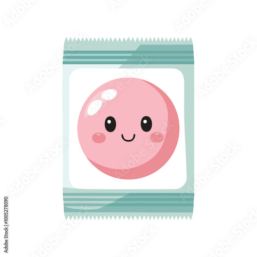 Gum Food Eat Meal Snack Cuisine Animation Kawaii Character
