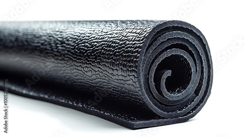 Rol hitam dari bahan elastis, sering digunakan untuk alas atau perlindungan.