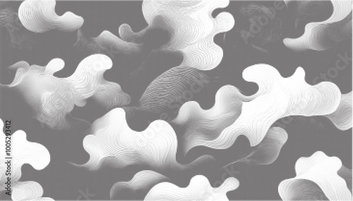 Abstract halftone dotted pattern for backgrounds