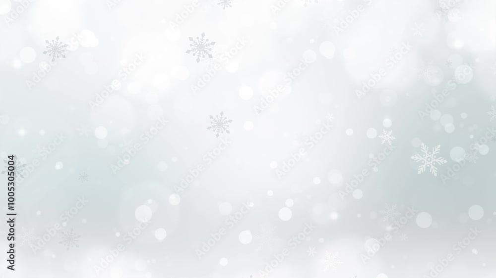 shine snowflakes.Abstract white Christmas background.Loop video.(127) shine snowflakes.Abstract white Christmas background.Loop video.(127)