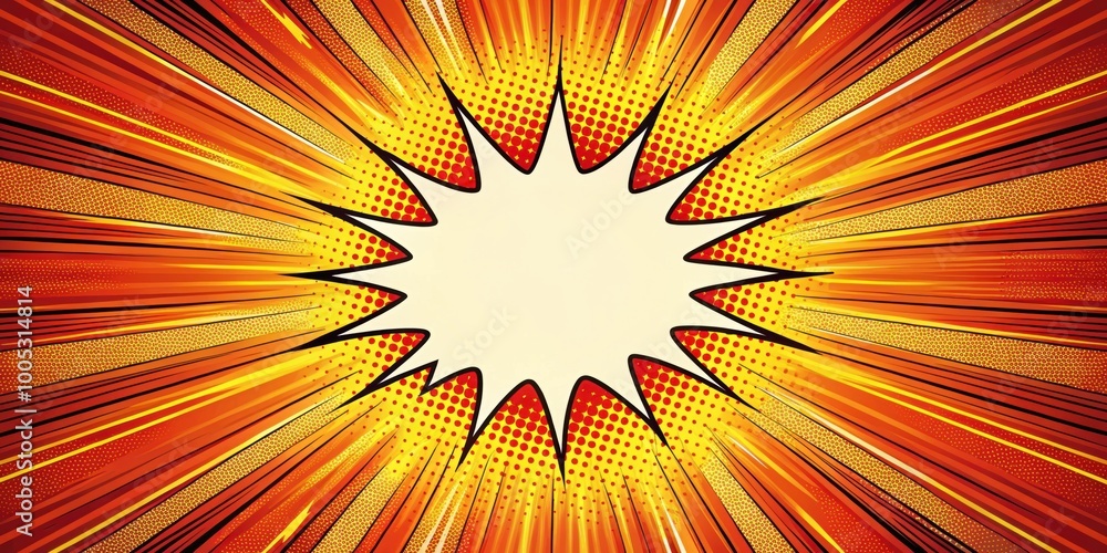 Comic book action layout background with power fx and dynamic speed ...