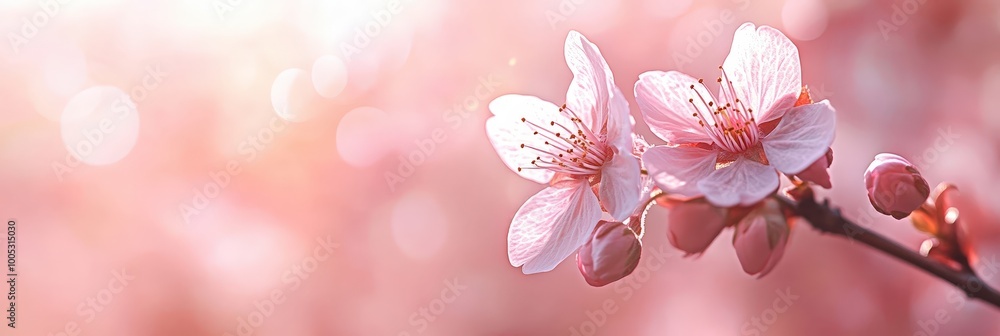 Delicate Pink Cherry Blossoms Delicate Pink Cherry Blossoms