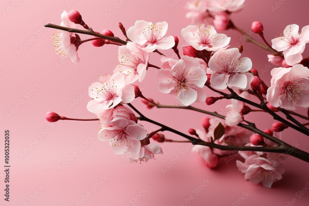 Fototapeta premium Delicate Pink Cherry Blossoms