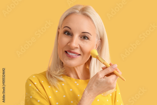 Beautiful mature woman with...