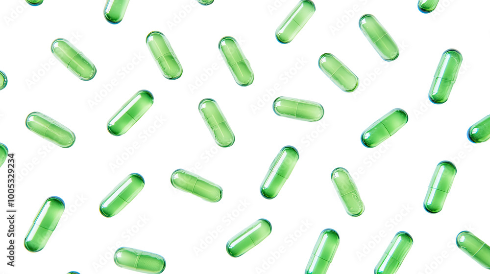 pills on a transparent background pills on a transparent background