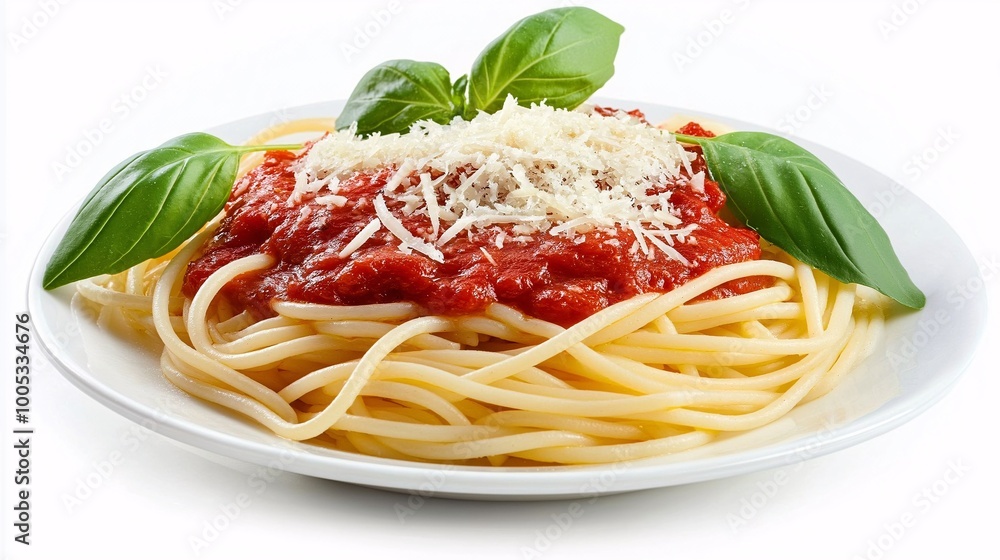 Classic Spaghetti with Tomato Sauce and Basil Classic Spaghetti with Tomato Sauce and Basil