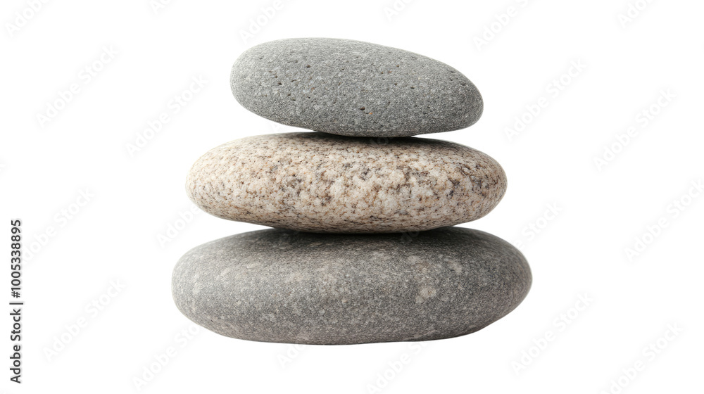 stones balanced in a zen formation on a transparent background stones balanced in a zen formation on a transparent background