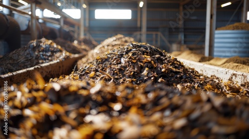 Anaerobic Digestion: A sustainable method for decomposing organic waste, like food scraps and manure, without oxygen, producing biogas for energy applications.
 photo