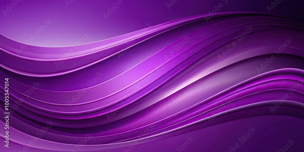 purple abstract background with curved shapes reflected on surface purple abstract background with curved shapes reflected on surface