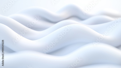  white waves creates a soft and calming visual.