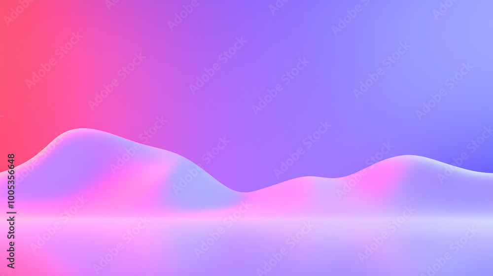 Abstract Gradient Hillscape Abstract Gradient Hillscape