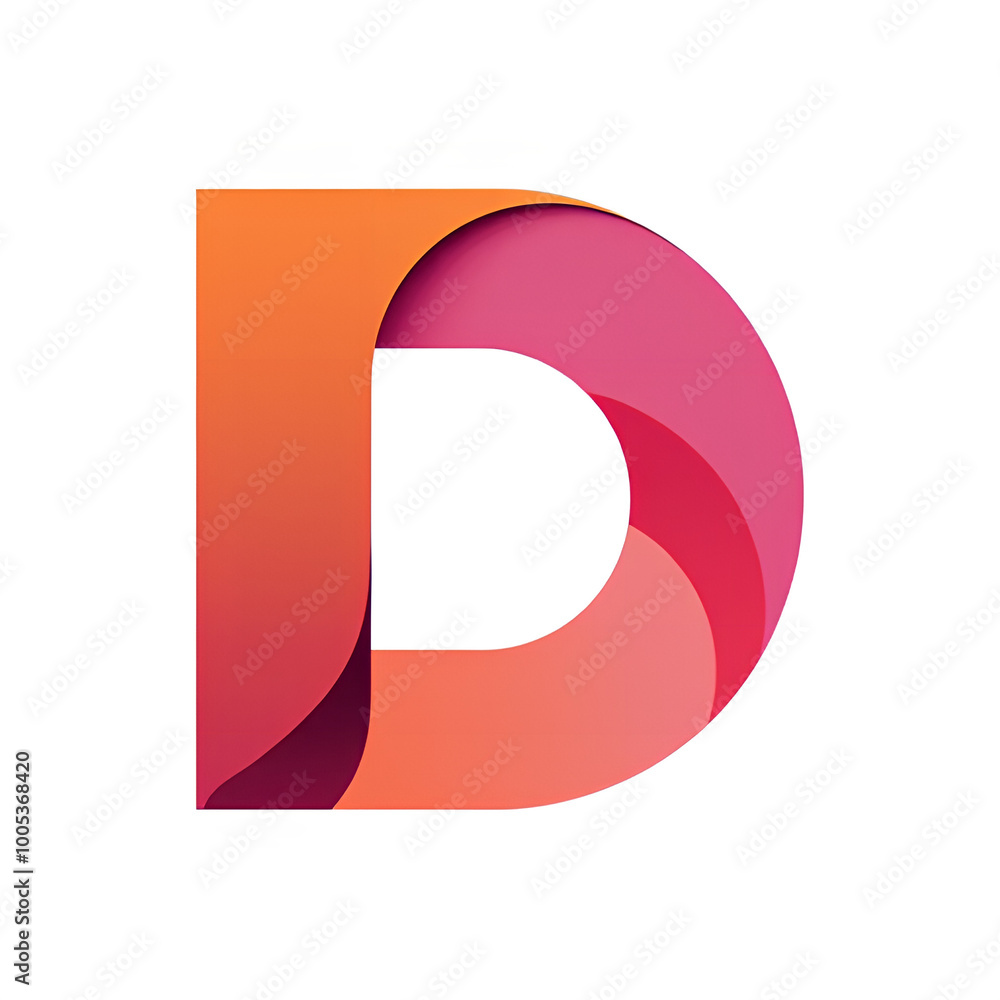 modern logo embodies the shape of the capital letter D modern logo embodies the shape of the capital letter D