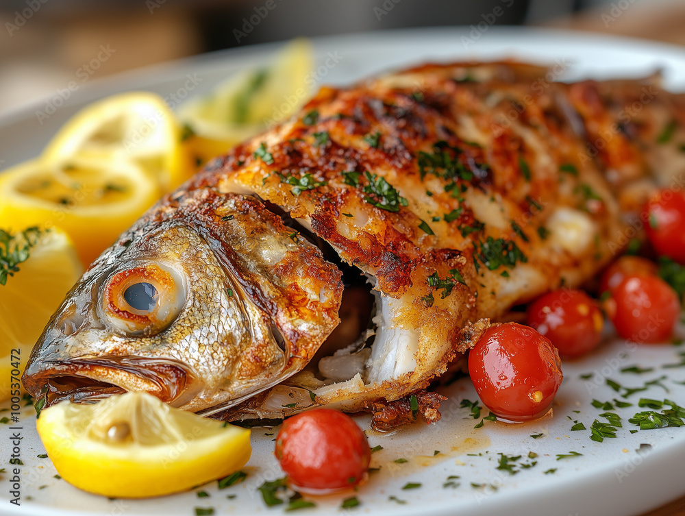 grilled fish with vegetables grilled fish with vegetables