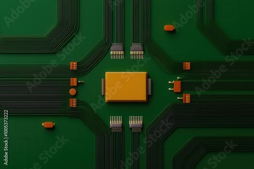 Bistable flip-flop circuit used in digital electronics for memory storage, electrical circuits, digital logic photo