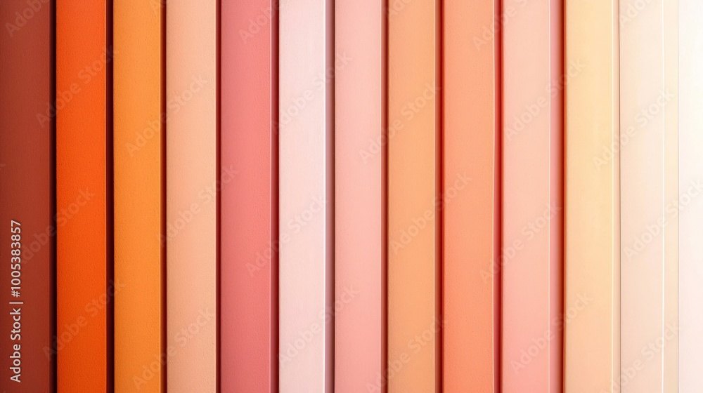 Obraz premium Gradient in warm terracotta and muted peach, with soft, blurry edges, inspired by natural earth tones