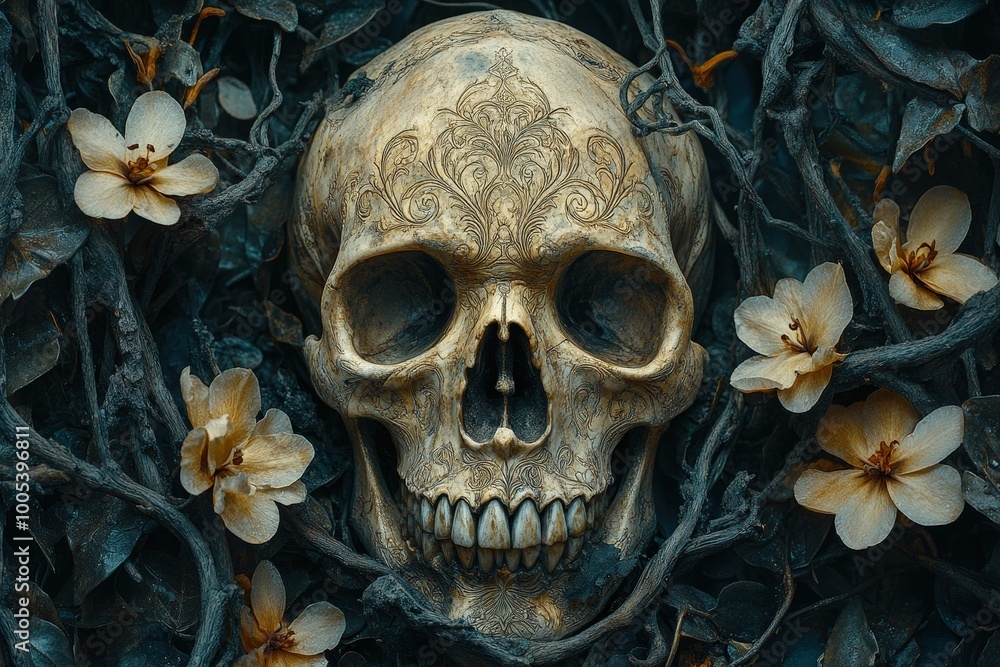 Skeleton Skull Skeleton Skull