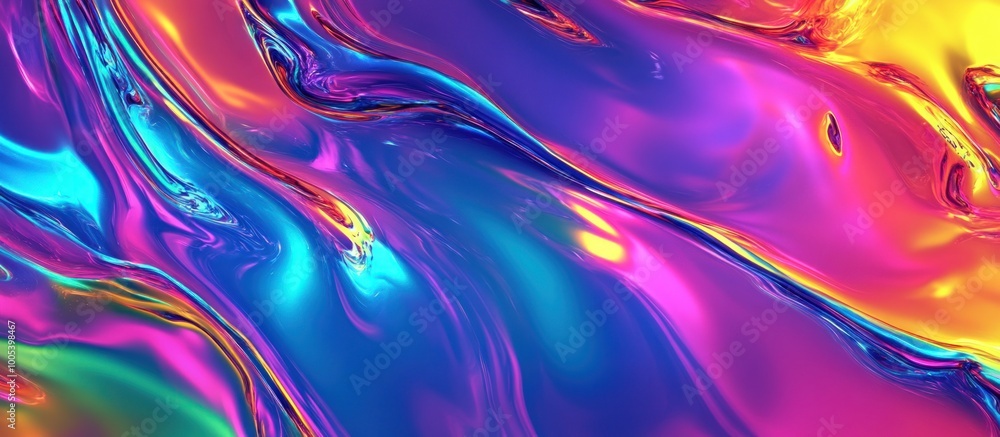 Abstract Fluid Art with Vibrant Colors Abstract Fluid Art with Vibrant Colors