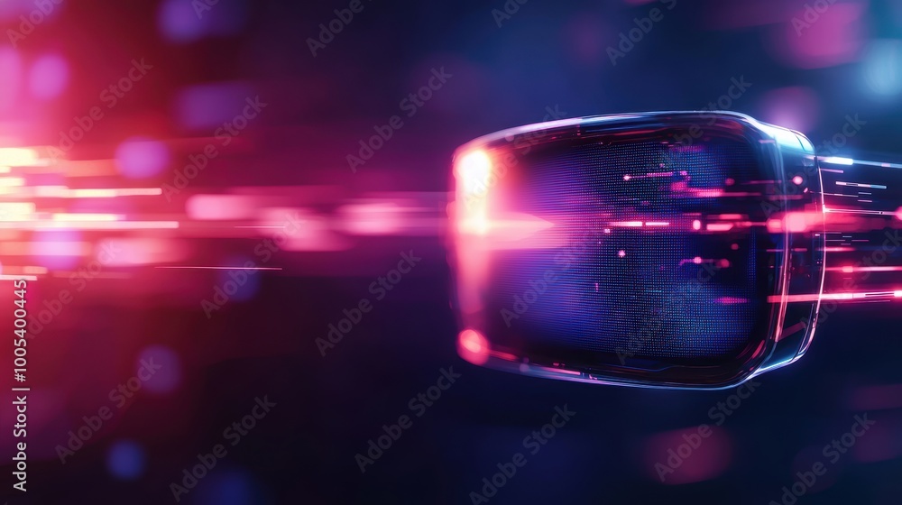 Futuristic Concept of Digital Speed and Technology Futuristic Concept of Digital Speed and Technology