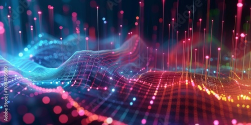 Surreal visualization of marketing data.