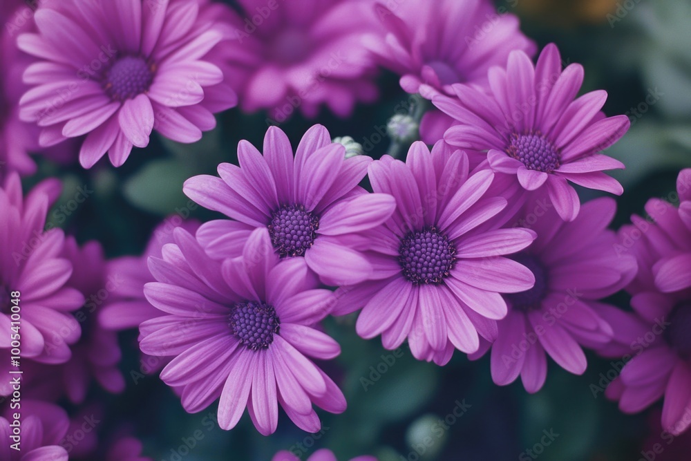Purple flower cluster Purple flower cluster