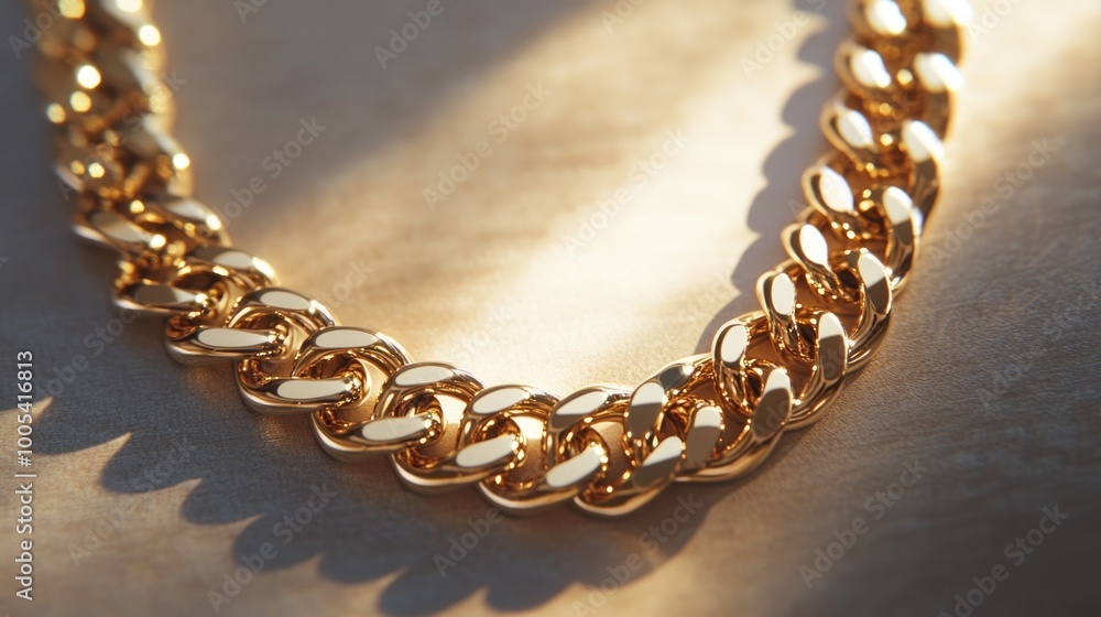 Obraz premium Gold Chain Close-Up