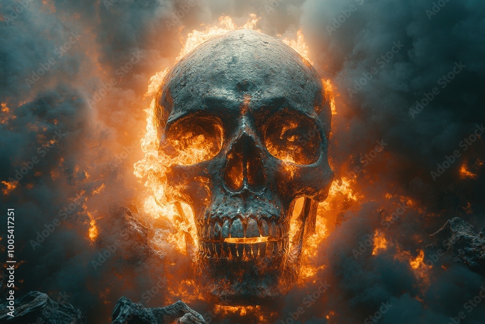 Obraz premium Skeleton Skull