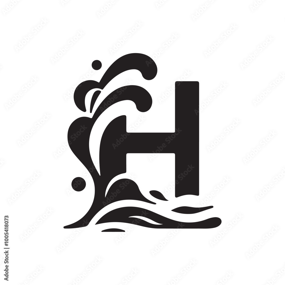 Creative Letter H Silhouette Icon: Incorporating a Tree Element for a Fresh and Modern Logo Design Ideal for Sustainable Businesses and Environmental Organizations Creative Letter H Silhouette Icon: Incorporating a Tree Element for a Fresh and Modern Logo Design Ideal for Sustainable Businesses and Environmental Organizations
