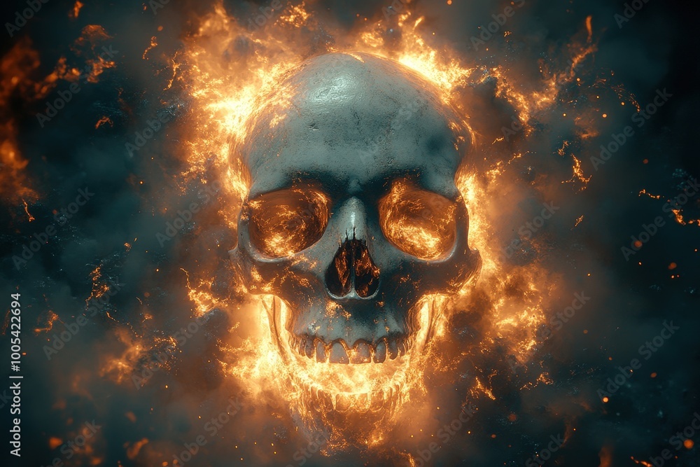 Skeleton Skull Skeleton Skull