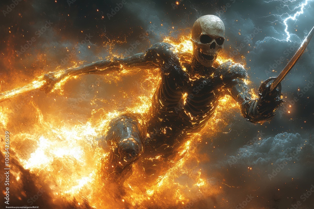 Fototapeta premium Skeleton Skull