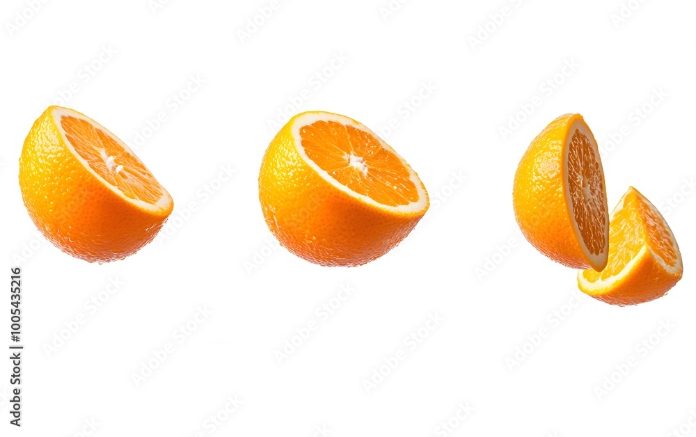 Flying Orange Halves Flying Orange Halves
