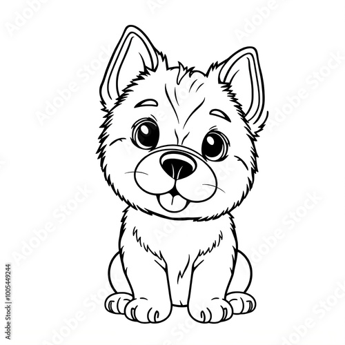 Cartoon dog illustration