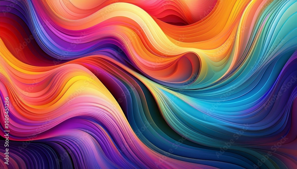 abstract colorful background with lines, Abstract background vibrant colors form soft and smooth wave lines abstract colorful background with lines, Abstract background vibrant colors form soft and smooth wave lines