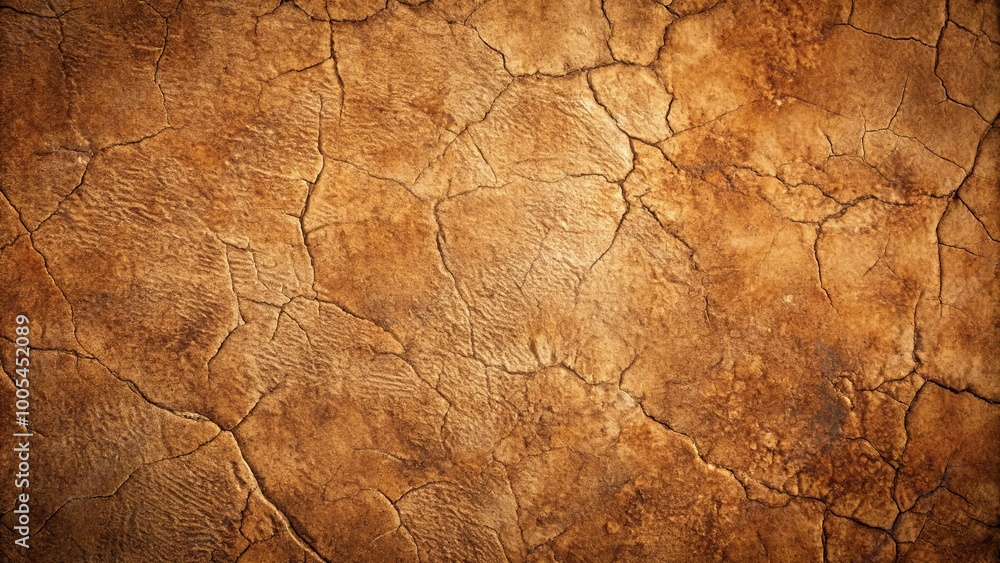 Dry Cracked Earth Texture, An Abstract Brown Background Dry Cracked Earth Texture, An Abstract Brown Background