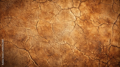 Dry Cracked Earth Texture, An Abstract Brown Background