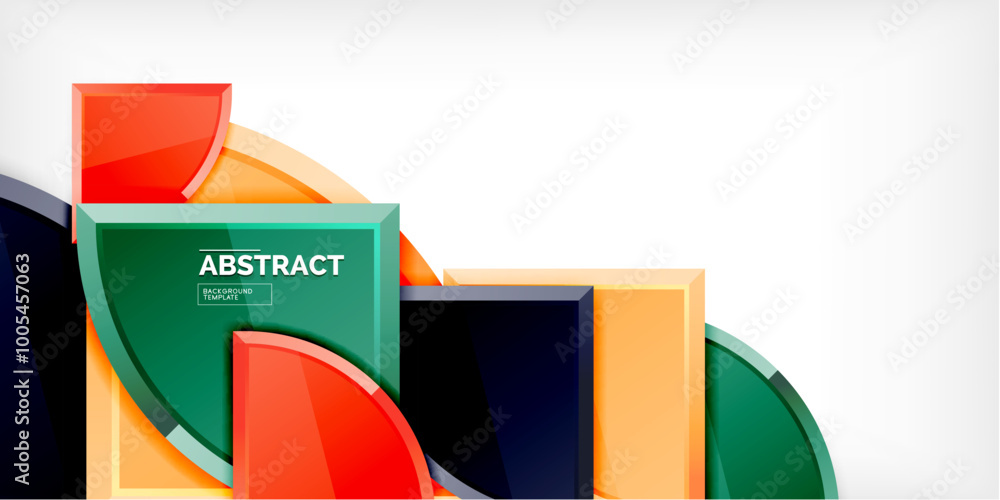 Glossy circles geometric background. Vector Illustration For Wallpaper, Banner, Background, Card, Book Illustration, landing page Glossy circles geometric background. Vector Illustration For Wallpaper, Banner, Background, Card, Book Illustration, landing page