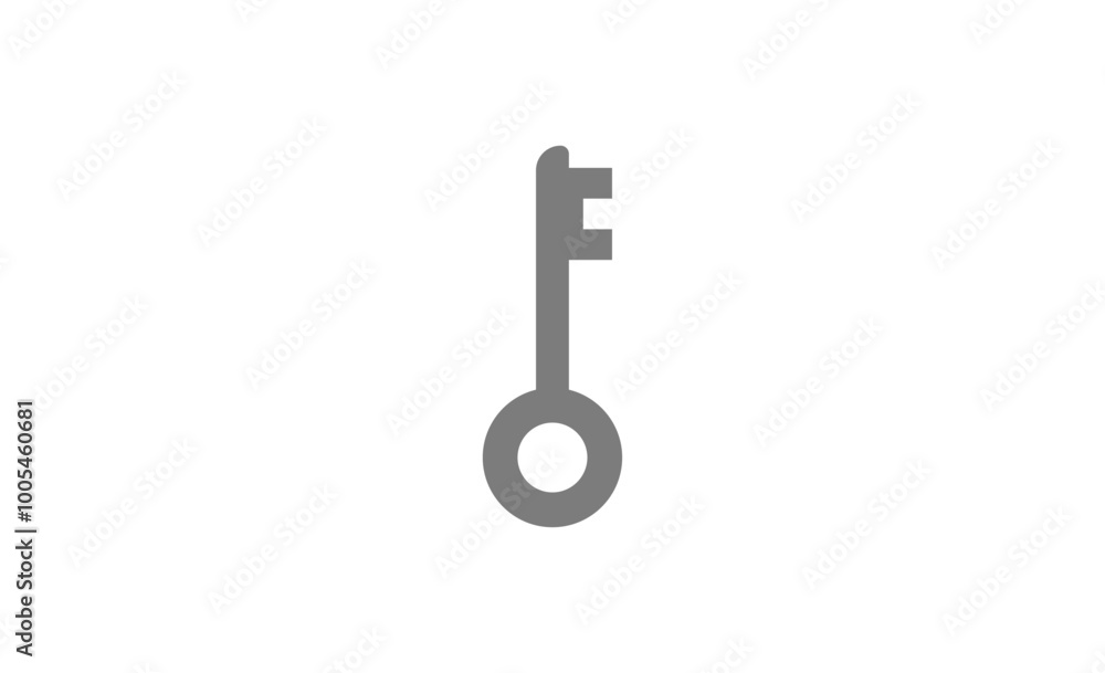Key Shape Icon Or Object Design Key Shape Icon Or Object Design