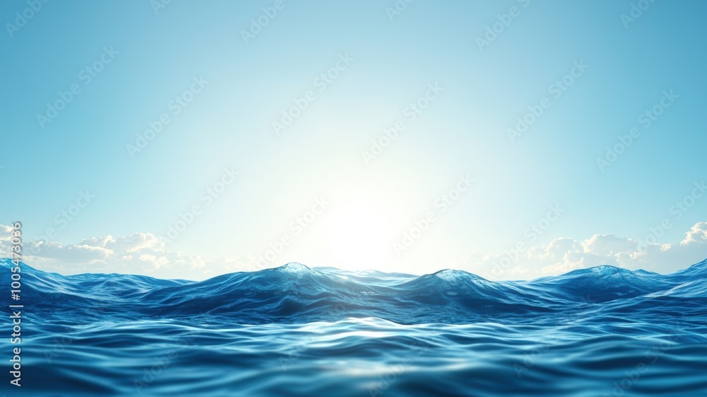 Restless Ocean Waves at Dawn Restless Ocean Waves at Dawn