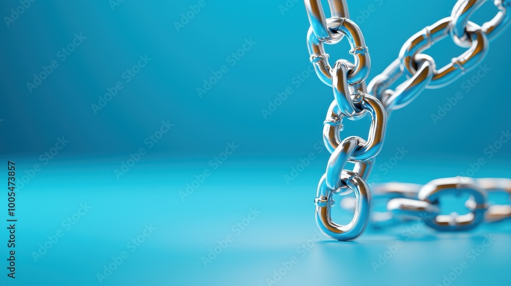 Heavy Chains Representing Burden and Pain Heavy Chains Representing Burden and Pain