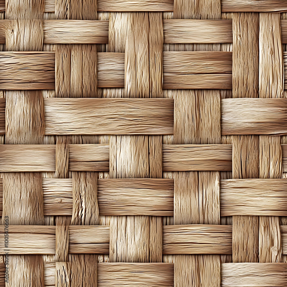 A 3d seamless pattern of wooden squares A 3d seamless pattern of wooden squares
