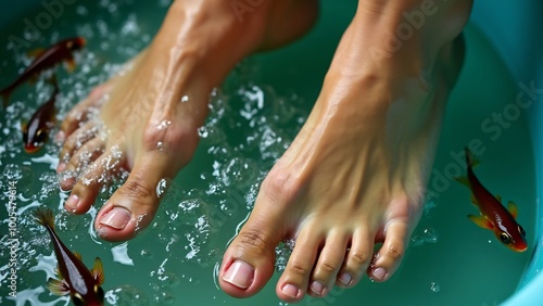 Fish pedicure photo